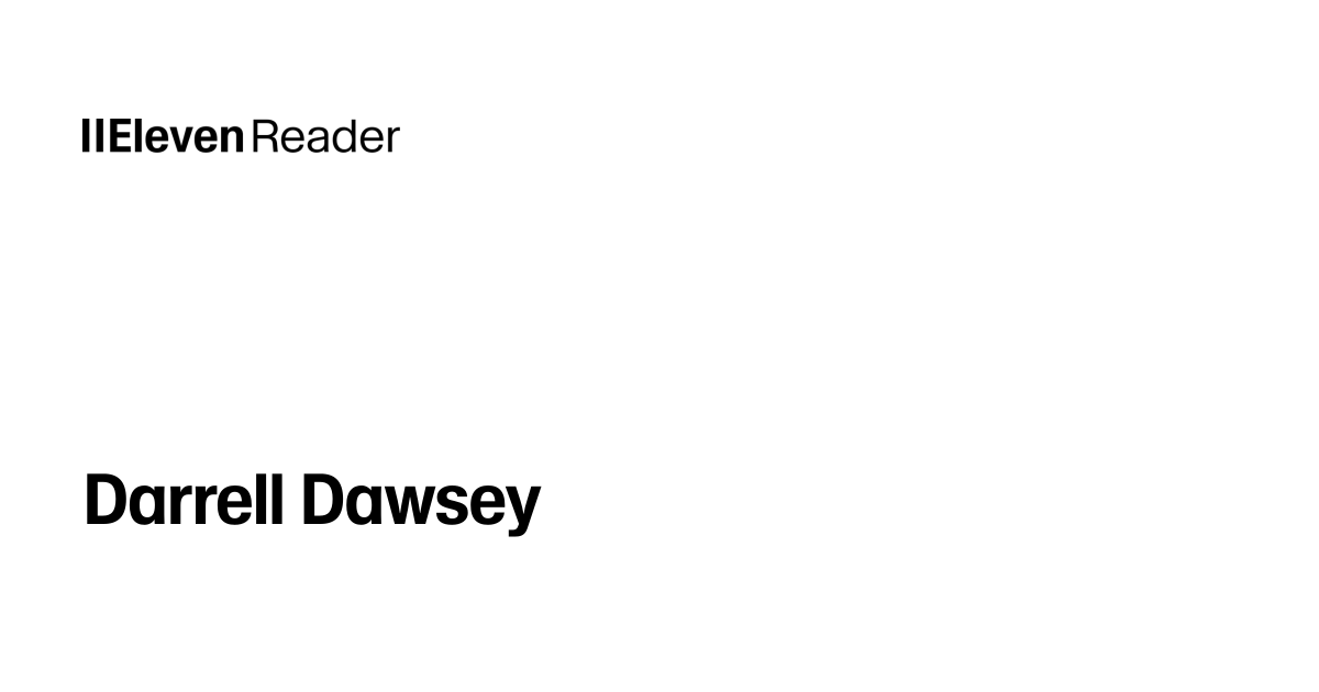 Darrell Dawsey Audiobooks - ElevenReader